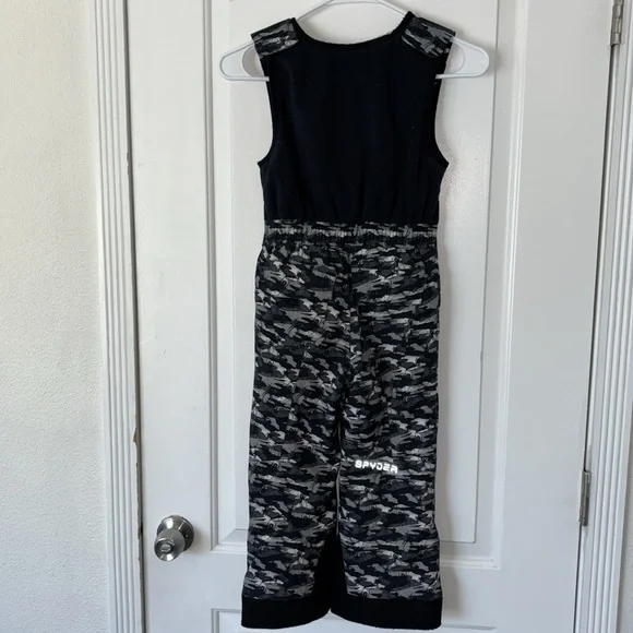Spyder camo spider print snow bibs pants youth kids boys 5 - Picture 5 of 9
